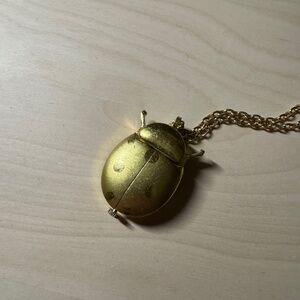 VINTAGE LUCERNE LADYBUG WATCH AND CHAIN FROM HONG KONG ORIGINAL LADYBUG
